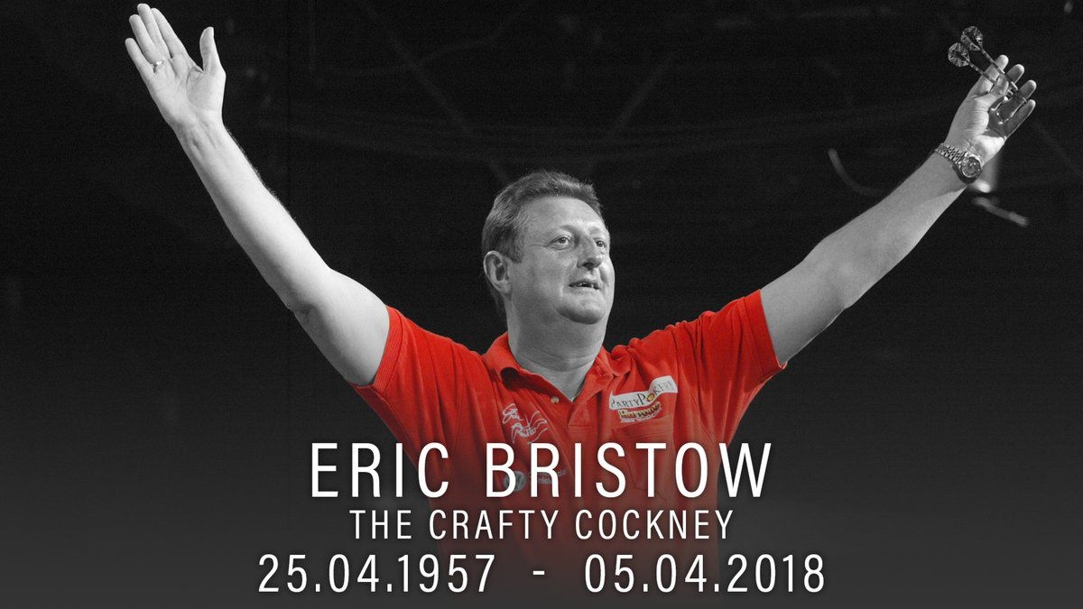 Dartweltmeister und Legende Eric Bristow