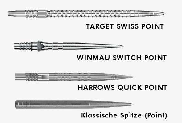 Dartspitzen - Wechselsysteme