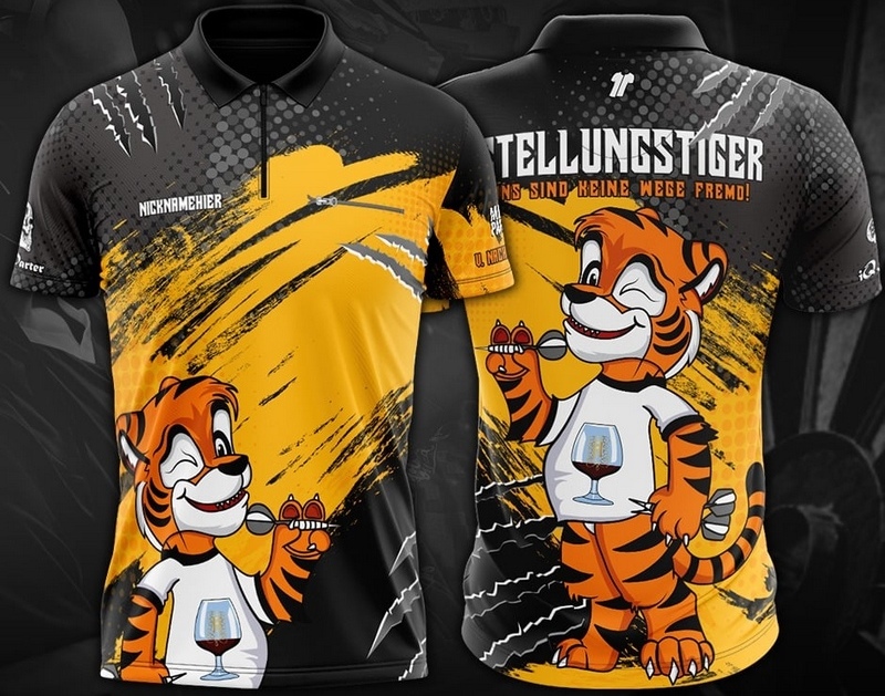 Stellungstiger Dartshirt von Tobias Solger