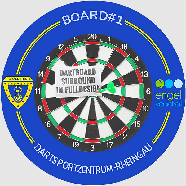 Rheingau Dartsportzentrum exklusiver Dart-Surround