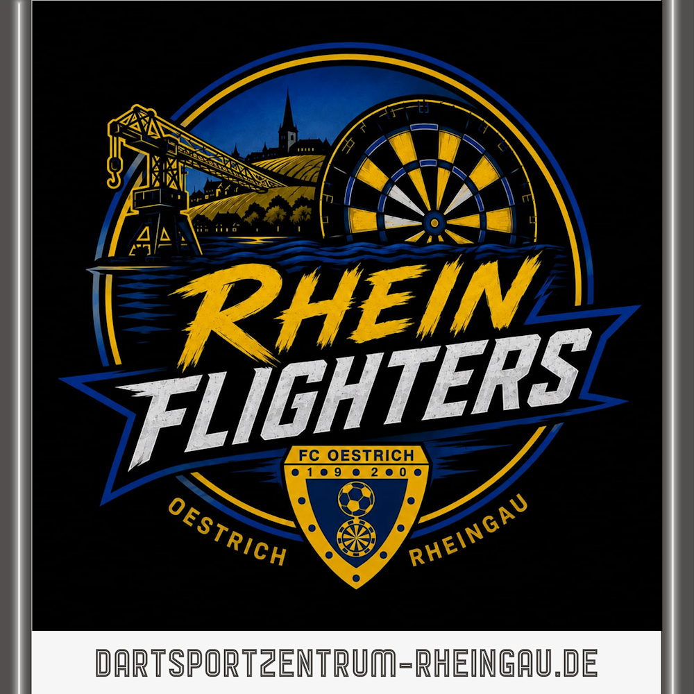 Dart-Mannschaft "Rhein Flighters" vom Dartsportzentrum Rheingau beim FC Oestrich 1920 e.V.