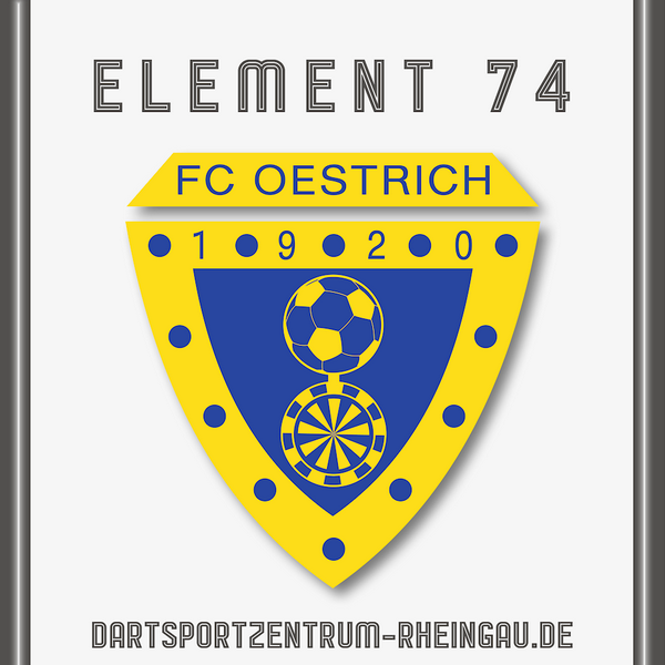 Das Dartteam "Element 74" vom FC Oestrich 1920 e.V. spielt seine Heimspiele im Dartsportzentrum Rheingau.