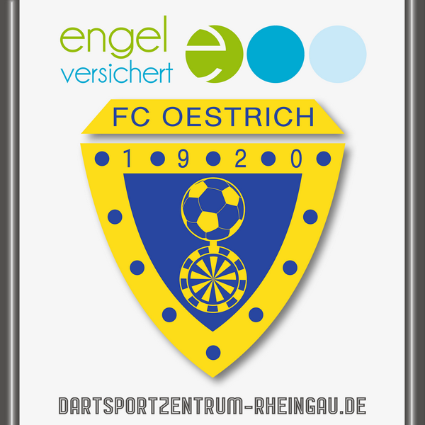 "FC Oestrich engel versichert" ist eine Dartmannschaft vom FC Oestrich 1920 e.V. und spielt in der Dartliga Wiesbaden-Mainz (FDW).